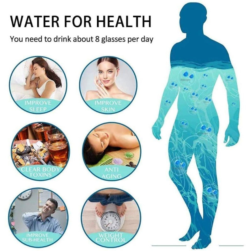 Hydrogen water bottle features