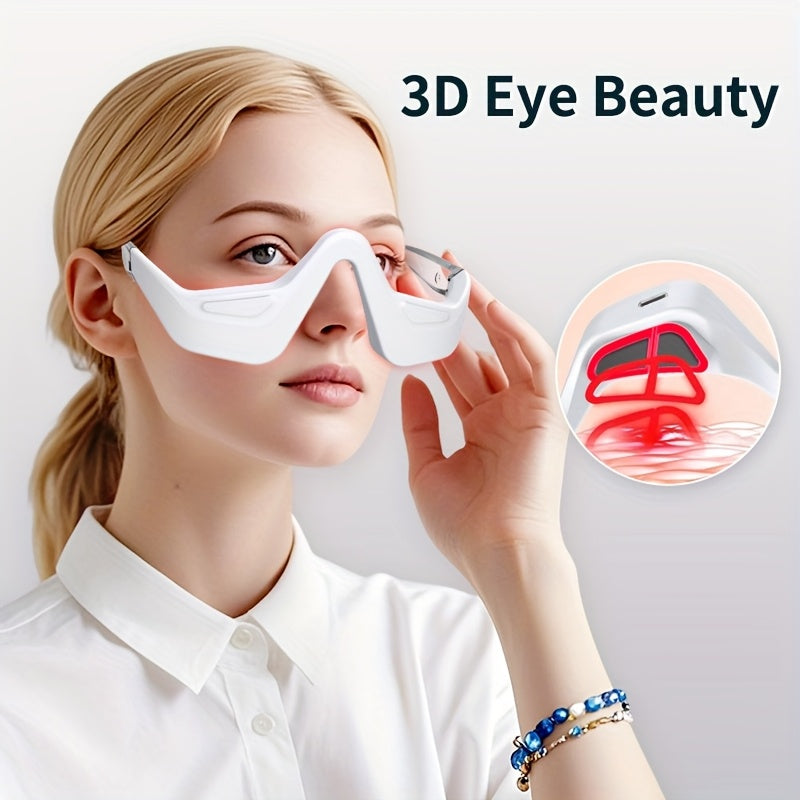 3D LED eye massager