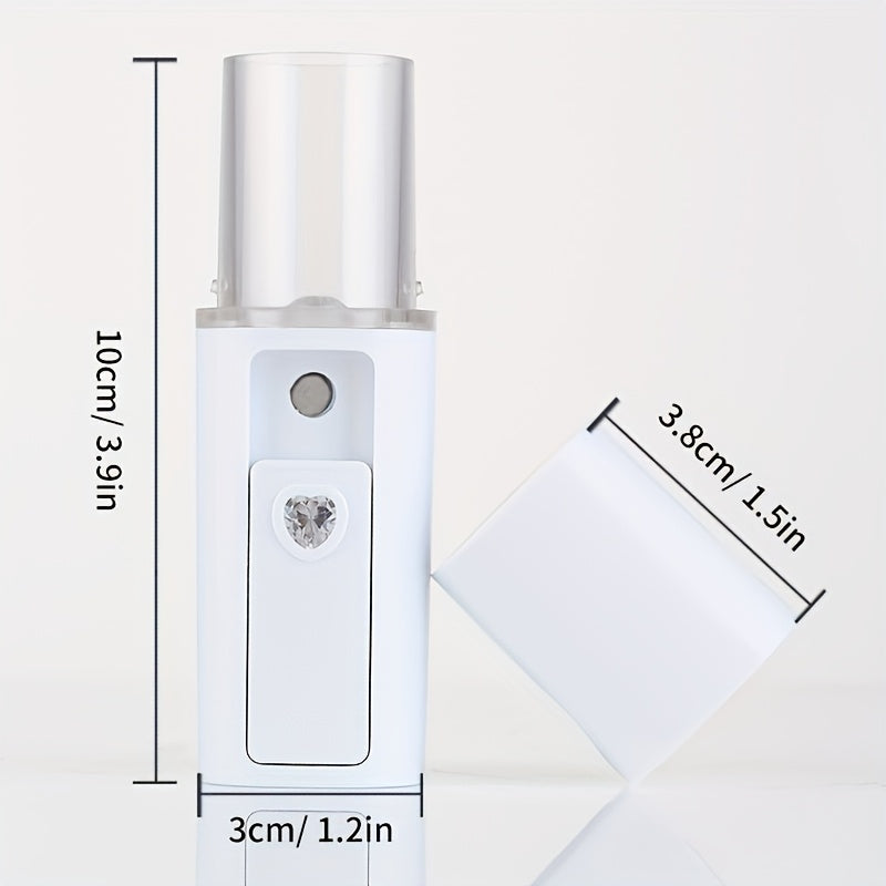 Facial mister in use